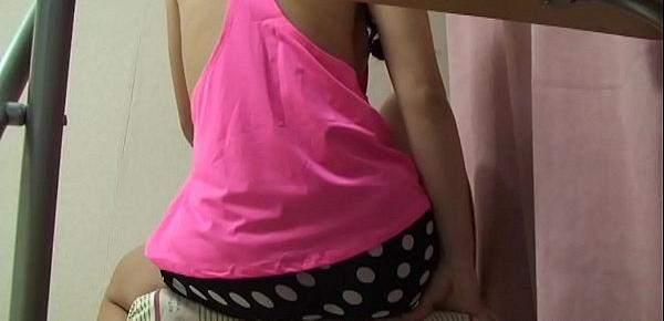  Busty Japanese Anna Downblouse and Wedgie